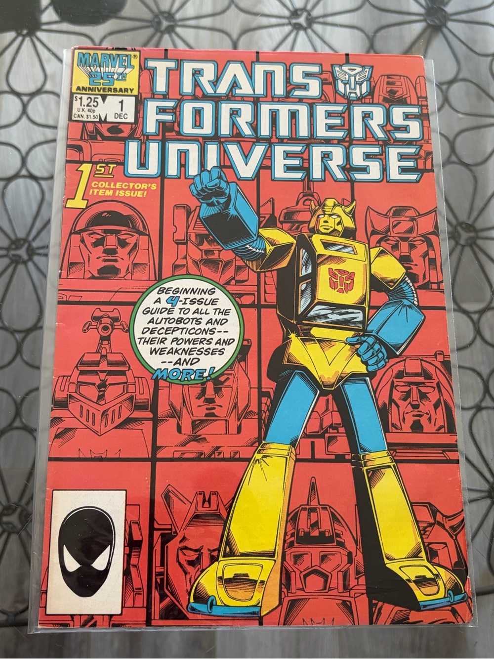 1986 Transformers Universe Bumblebee 1st Issue Marvel Comics Book